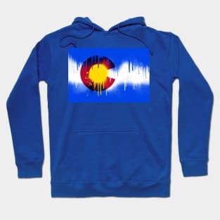 Drippy Colorado State Flag Hoodie